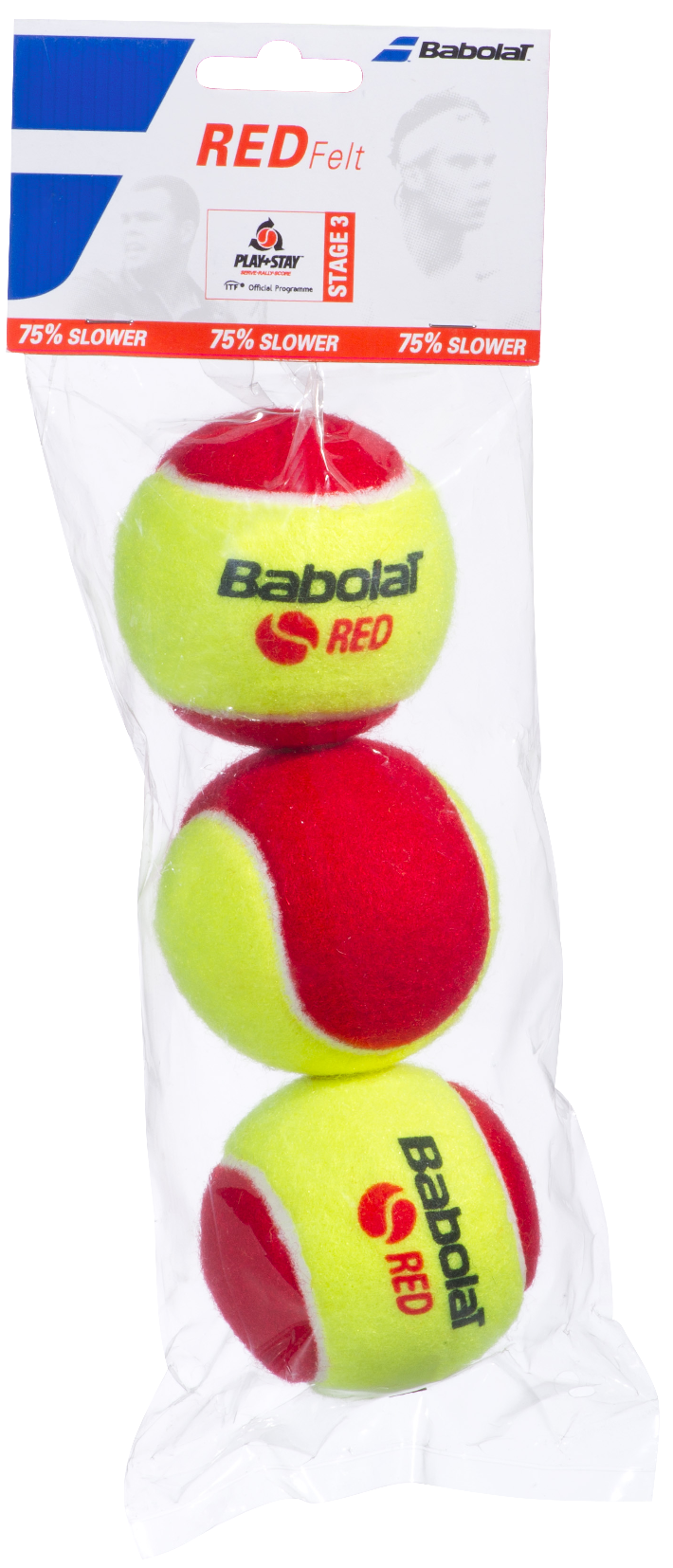 Red Felt (3 ballen)